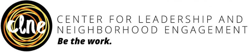 Center for Leadership and Neighborhood Engagement logo